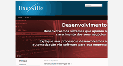 Desktop Screenshot of linuxville.com.br