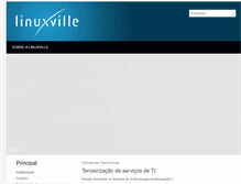 Tablet Screenshot of linuxville.com.br